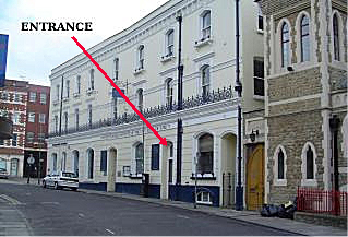 The Guildford Institute entrance