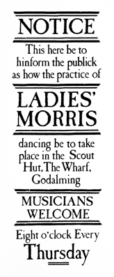 Fleur De Lys handbill